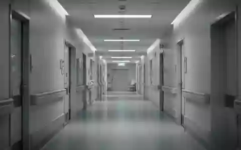 Ein steriler, moderner Krankenhausflur mit minimalistischer Architektur und sanfter Beleuchtung. - Foto: über boerse-global.de