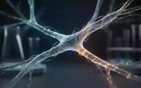 Abstrakte Darstellung neuronaler Strukturen und Myelinschichten in einer wissenschaftlich inspirierten Laborumgebung. - Foto: über boerse-global.de