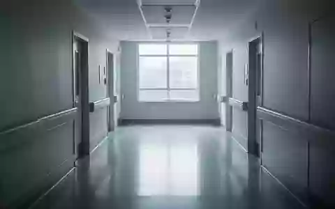 Ein leerer, minimalistischer Krankenhausflur mit einfallendem Tageslicht und glänzendem Boden. - Foto: über boerse-global.de