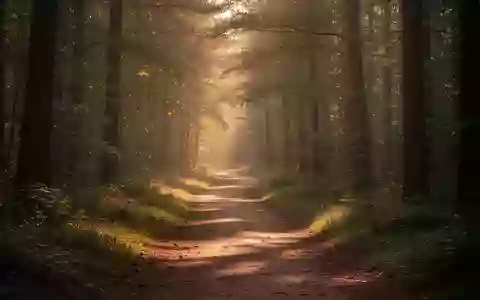 Ein von der Sonne durchfluteter Waldpfad, der sich durch ein Waldstück schlängelt und zu Bewegung und Aktivität einlädt. - Foto: über boerse-global.de
