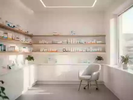 Ein heller, moderner Beratungsraum in einer Apotheke mit schlichten Holzregalen und natürlichem Tageslicht. - Foto: über boerse-global.de