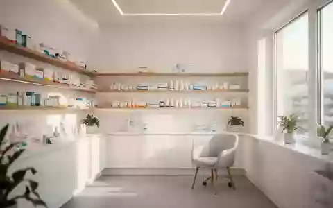 Ein heller, moderner Beratungsraum in einer Apotheke mit schlichten Holzregalen und natürlichem Tageslicht. - Foto: über boerse-global.de