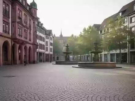 Ein belebter, leerer Platz in Freiburg mit historischer Architektur und Kopfsteinpflaster bei Tageslicht. - Foto: über boerse-global.de