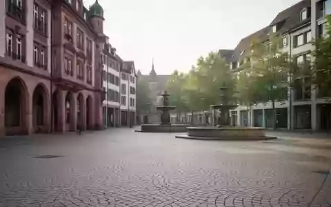 Ein belebter, leerer Platz in Freiburg mit historischer Architektur und Kopfsteinpflaster bei Tageslicht. - Foto: über boerse-global.de