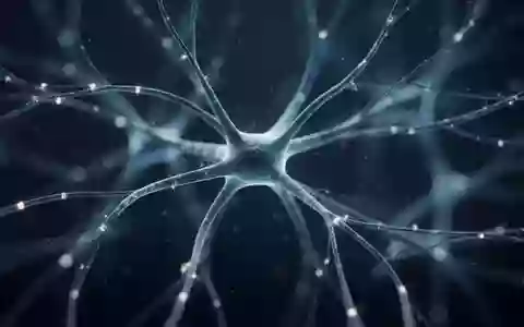 Abstrakte Darstellung eines neuronalen Netzwerks mit leuchtenden Verbindungen vor einem dunklen Hintergrund. - Foto: über boerse-global.de