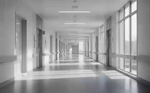 Ein heller, moderner Krankenhausflur mit weichem Tageslichteinfall und architektonisch klaren Linien. - Foto: über boerse-global.de