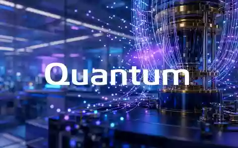 Abstrakte Darstellung von Quantencomputing mit leuchtenden Lichtleitern und futuristischer Technologie in einem Labor. - Foto: über boerse-global.de
