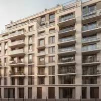 Moderne Wohnhausfassade in einem französischen Stadtviertel bei Tageslicht. - Foto: über boerse-global.de