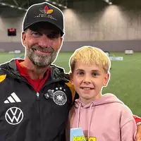 Jürgen Klopp: Wenn's nach mir geht, zwei Stunden Sport am Tag! / KiKA-Kinder-Kommentator Charlie (14) interviewt Bundestrainer - Foto: presseportal.de