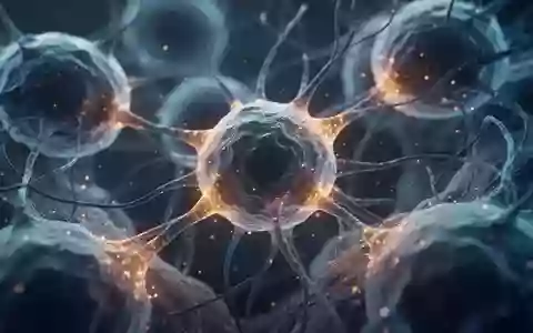 Mikroskopische Aufnahme zellulärer Strukturen, die die biologische Energieproduktion und mitochondriale Netzwerke darstellt. - Foto: über boerse-global.de
