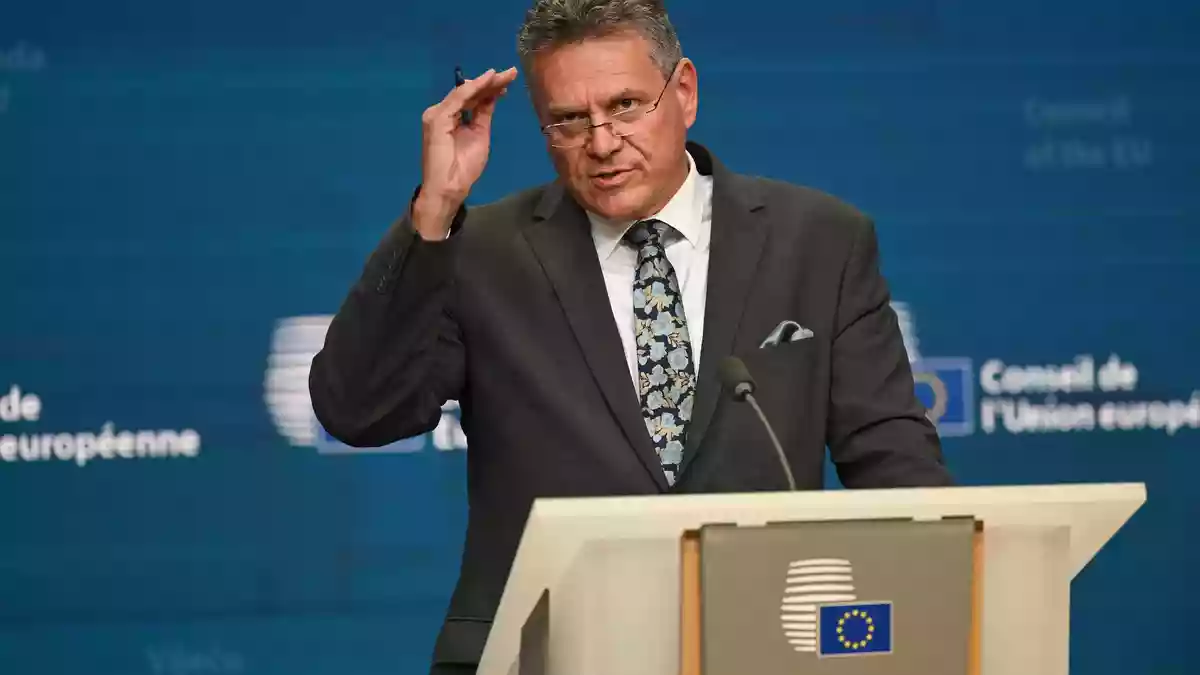 Wenn sich die Entwicklung fortsetzt, könnten wir den bisherigen Rekord übertreffen, sagt EU-Handelskommissar Maroc Sefcovic. (Archivbild) - Bild: Ansgaar Haase/dpa