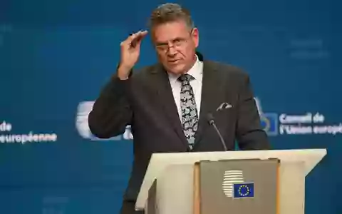 Wenn sich die Entwicklung fortsetzt, könnten wir den bisherigen Rekord übertreffen, sagt EU-Handelskommissar Maroc Sefcovic. (Archivbild) - Foto: Ansgaar Haase/dpa