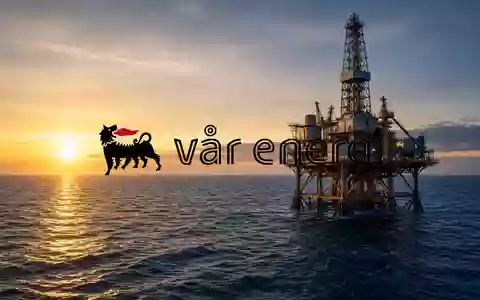 Abstrakte Darstellung einer modernen Offshore-Ölplattform bei Sonnenaufgang als Symbol für die Energiebranche. - Foto: über boerse-global.de