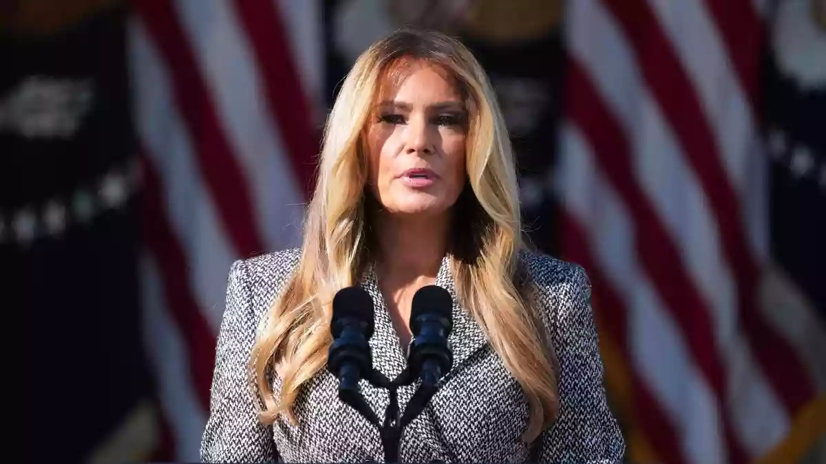 Melania Trump verkündet die begrenzte Waffenruhe. (Archivbild) - Bild: Mark Schiefelbein/AP/dpa