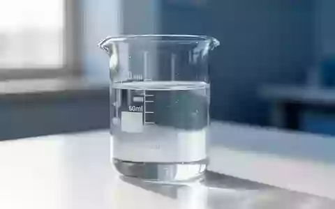 Ein klares Laborbecherglas mit einer sterilen Flüssigkeit auf einem weißen, klinischen Untergrund bei natürlichem Licht. - Foto: über boerse-global.de