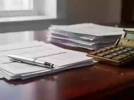 Ein hochwertiger FĂĽllfederhalter und Finanzunterlagen auf einem polierten Schreibtisch in hellem, natĂĽrlichem Licht. - Foto: ĂĽber boerse-global.de