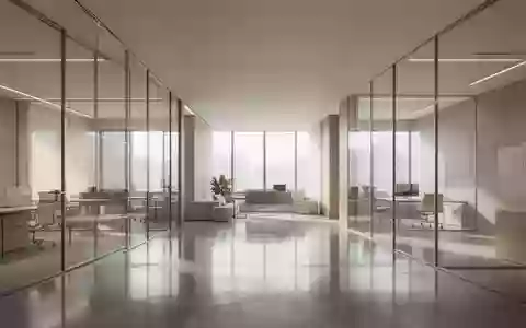 Ein minimalistisch gestalteter, moderner Büroraum mit klaren Linien und hellem Tageslicht. - Foto: über boerse-global.de