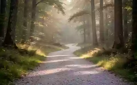 Ein ruhiger Waldweg, der sich durch eine grüne Landschaft schlängelt und zu moderater Bewegung in der Natur einlädt. - Foto: über boerse-global.de