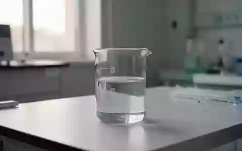 Ein steriler Labortisch mit einem Glasbecher in einer klinischen Umgebung. - Foto: über boerse-global.de