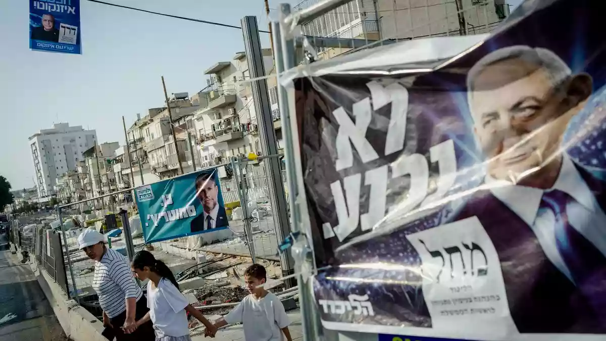 In Israel wird am Dienstag gewählt.  - Bild: Erik Marmor/dpa