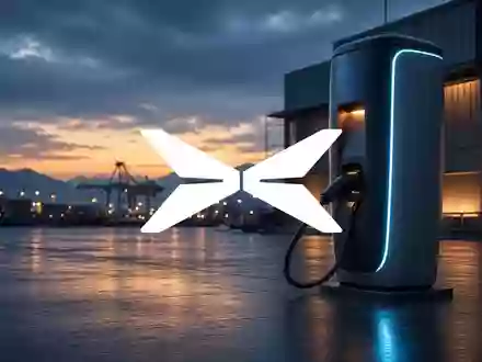 Moderne Ladestation für Elektrofahrzeuge in einer High-Tech-Umgebung als Symbol für den Automobilsektor - Foto: über boerse-global.de