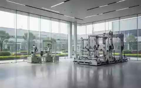 Modernes Forschungsgebäude im Suzhou Industrial Park mit minimalistischer Architektur und industrieller Infrastruktur. - Foto: über boerse-global.de