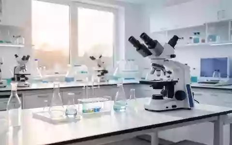 Ein modernes, helles medizinisches Forschungslabor mit wissenschaftlichen Geräten in einer sauberen und sterilen Umgebung. - Foto: über boerse-global.de