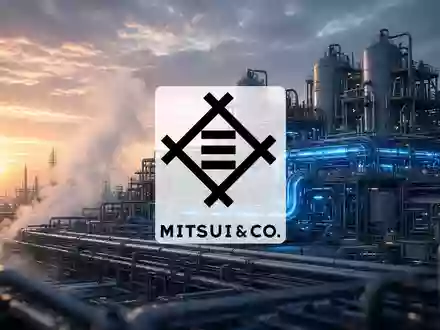 Futuristische industrielle Gasanlage bei Dämmerung als Symbol für globale Energieprojekte. - Foto: über boerse-global.de