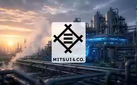 Futuristische industrielle Gasanlage bei Dämmerung als Symbol für globale Energieprojekte. - Foto: über boerse-global.de