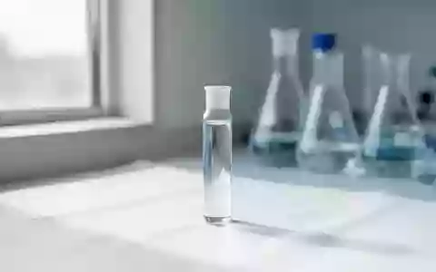 Ein steriles, helles medizinisches Labor mit einem Glasröhrchen auf einer weißen Oberfläche. - Foto: über boerse-global.de