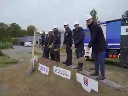 THW HH MV SH: Spatenstich für THW-Neubau in Preetz - Foto: presseportal.de