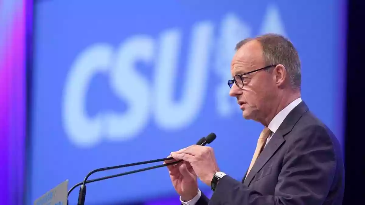 CSU-Parteitag: Merz ruft Union zu Geschlossenheit auf