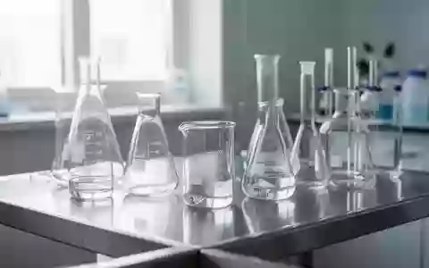 Sterile Laborausstattung mit Glasgefäßen auf einer Edelstahloberfläche in einer klinischen Umgebung - Foto: über boerse-global.de