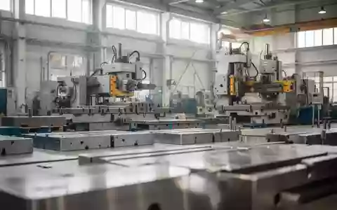 Moderne industrielle Fertigungshalle mit Metallbearbeitungsmaschinen in einer sauberen Arbeitsumgebung. - Foto: über boerse-global.de