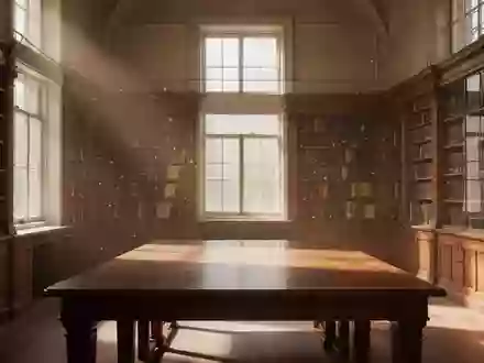 Eine ruhige, von natürlichem Licht durchflutete Bibliothek mit hohen Bücherregalen und einem leeren Holztisch. - Foto: über boerse-global.de