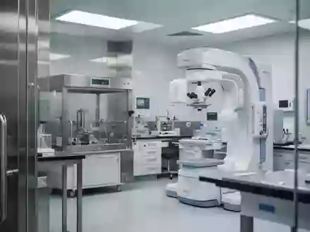 Ein steriler, moderner klinischer Laborraum mit medizinischer Ausrüstung in einer Forschungseinrichtung. - Foto: über boerse-global.de