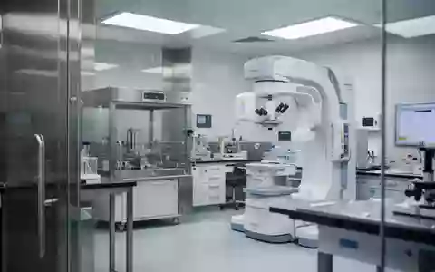 Ein steriler, moderner klinischer Laborraum mit medizinischer Ausrüstung in einer Forschungseinrichtung. - Foto: über boerse-global.de