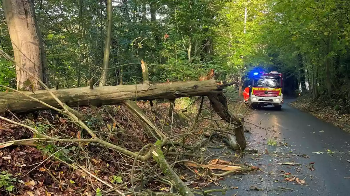 FW-EN: Unwetter und Wohnungsbrand: Arbeitsreicher Freitag und Samstag für die Feuerwehr Herdecke - 16 Einsätze seit Freitagmittag - Bild: presseportal.de