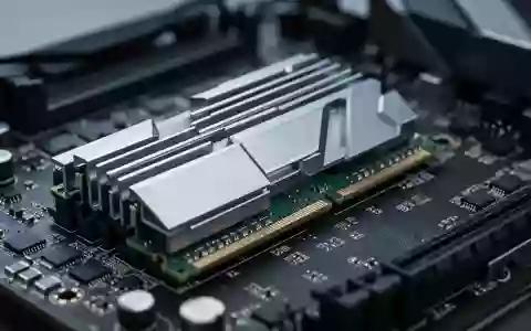 Nahaufnahme einer Computer-Hauptplatine mit Arbeitsspeichermodulen in minimalistischem, technischem Design. - Foto: über boerse-global.de