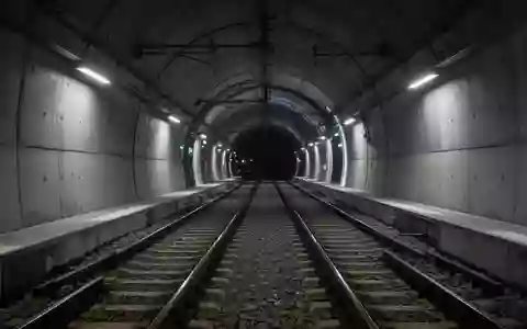 Leerer U-Bahn-Tunnel mit Gleisen und industrieller Beleuchtung in einer modernen Metropolregion. - Foto: über boerse-global.de