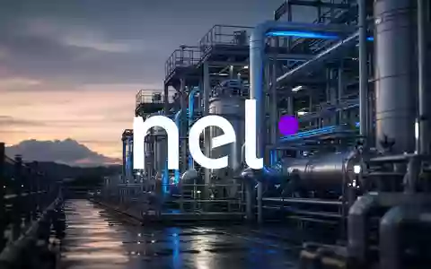 Industrielle Wasserstoff-Anlage bei Dämmerung zur Symbolisierung der Energiewende. - Foto: über boerse-global.de