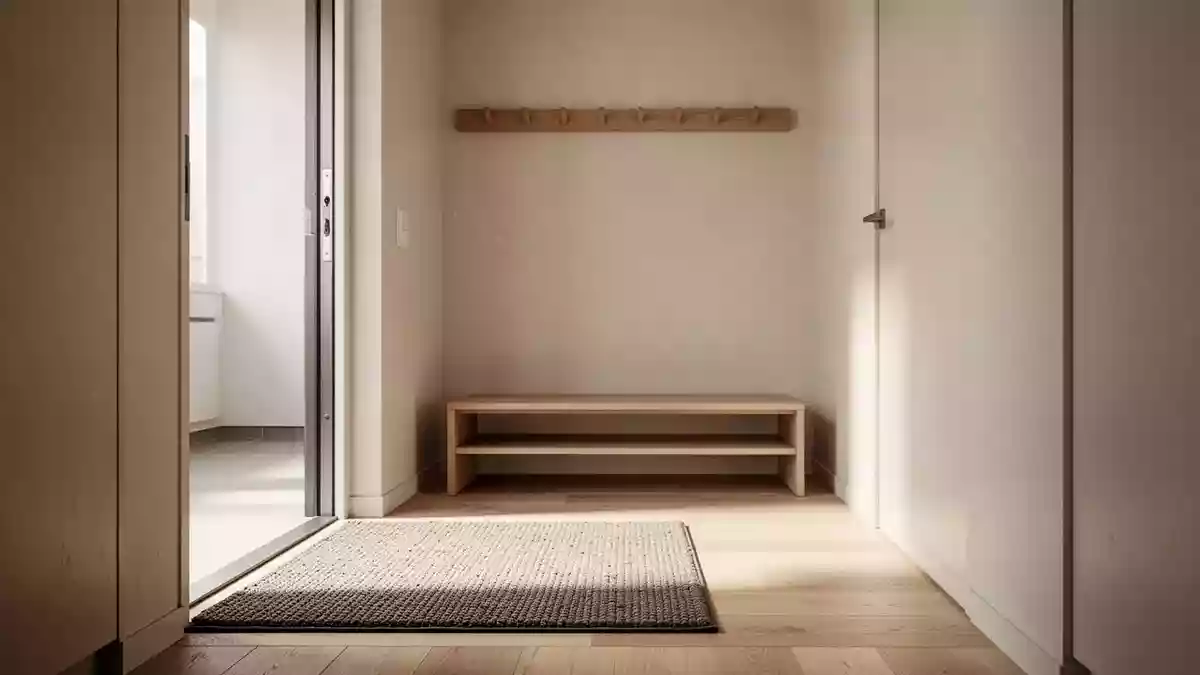 Wohnungseingang organisieren: Zonen halten Schmutz und Unordnung fern