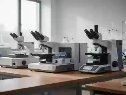 Ein minimalistisches Labor mit Analysegeräten auf einem Holztisch bei natürlichem Licht. - Foto: über boerse-global.de