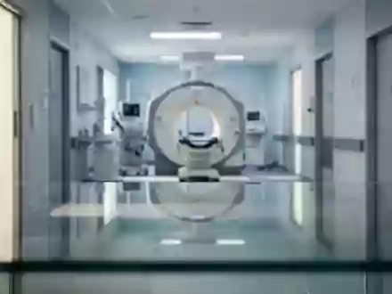 Ein minimalistisch gestalteter, heller Flur in einer modernen onkologischen Klinik. - Foto: ĂŒber boerse-global.de