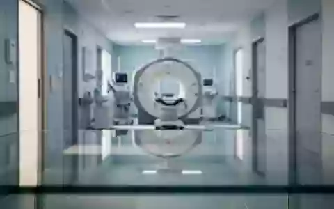 Ein minimalistisch gestalteter, heller Flur in einer modernen onkologischen Klinik. - Foto: über boerse-global.de