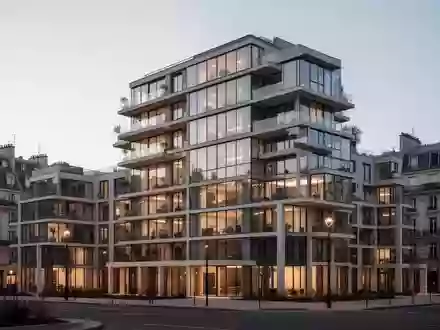 Moderne Wohnanlage in einer europäischen Stadt bei Dämmerung. - Foto: über boerse-global.de