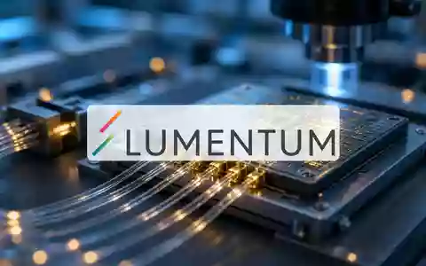 Abstrakte Darstellung von Glasfaserkabeln und Lichtleitern in einem modernen, industriellen Technikumfeld. - Foto: über boerse-global.de