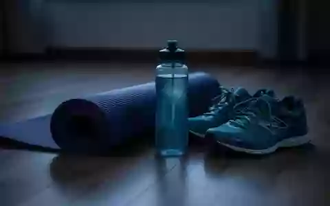 Symbolbild: Yogamatte, Trinkflasche und Laufschuhe - Foto: über boerse-global.de