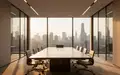 Ein minimalistischer, leerer Konferenzraum mit natürlichem Lichteinfall und moderner Architektur. - Foto: über boerse-global.de