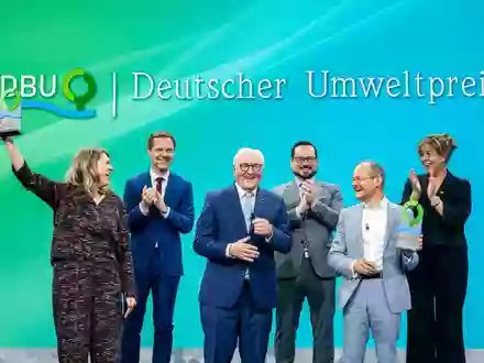 Steinmeier: Wir müssen unsere Art zu leben und zu wirtschaften hinterfragen / Verleihung des Deutschen Umweltpreises der DBU in Aachen - Foto: presseportal.de